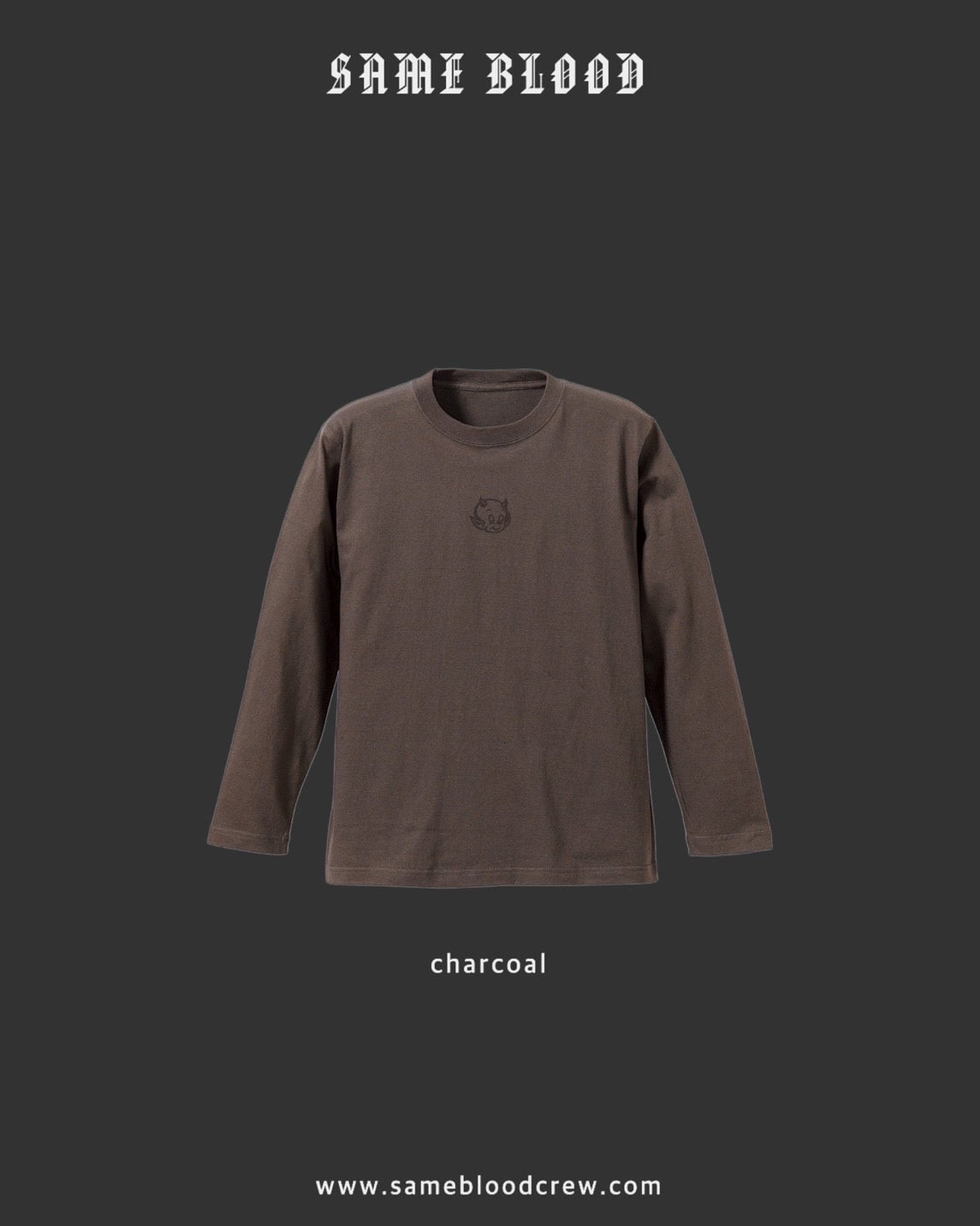 Original Long sleeved shirt / Charcoal